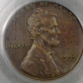 1955 Double Die Lincoln Cent PCGS XF 45.....$2050.