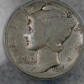 1916 D Mercury Dime...ANACS VG 8....$1750.